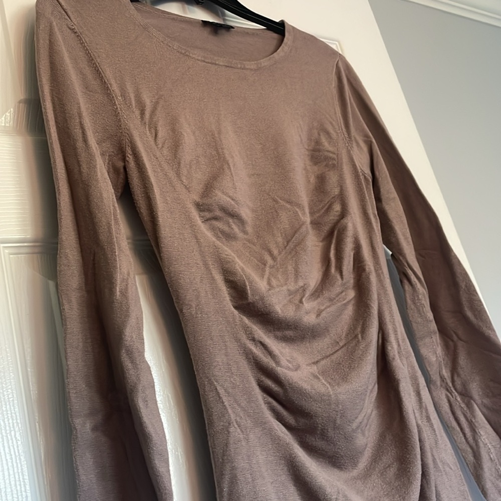 Express tan fitted dress med - Picture 2 of 5